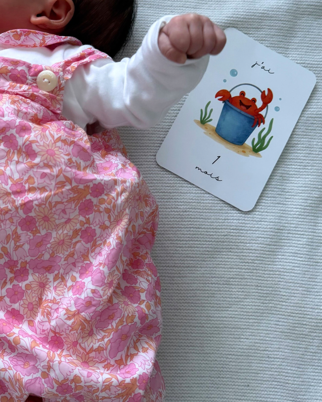 Cartes Étapes Bébé : Premiers Mois - Gribouille