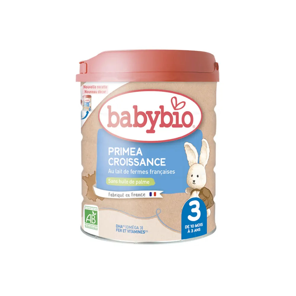 Babybio Lait de Croissance Primea Bio 3ème Âge 800g - 10mois-3ans - Nanou's house