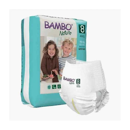 Bambo Nature – Couches Culottes d'Apprentissage Taille 8 (19kg+) – 16 unités