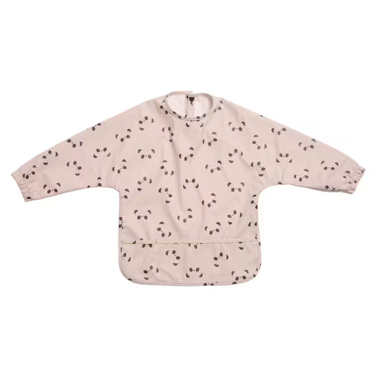 Bavoir tablier imperméable à manches longues motif chouette pour bébé - Nanou's House