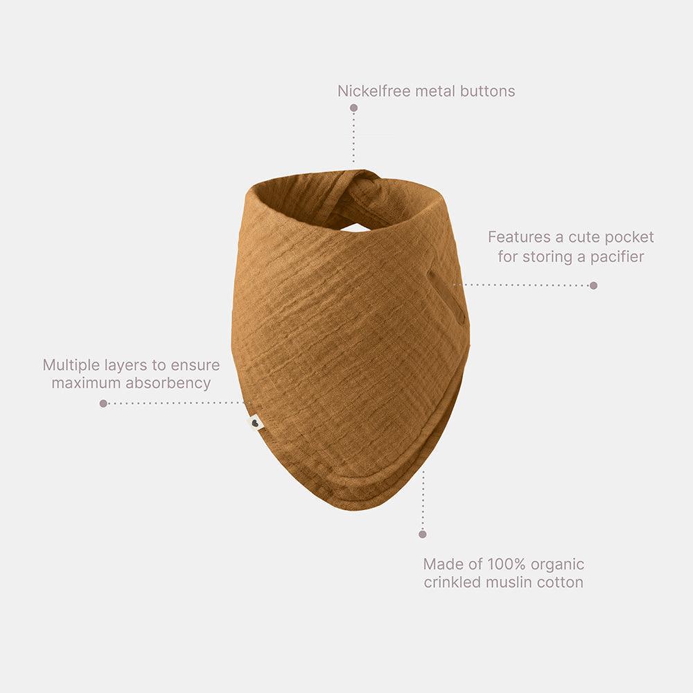 BIBS BANDANA BIB Baby blue - Nanou's house - BIBS