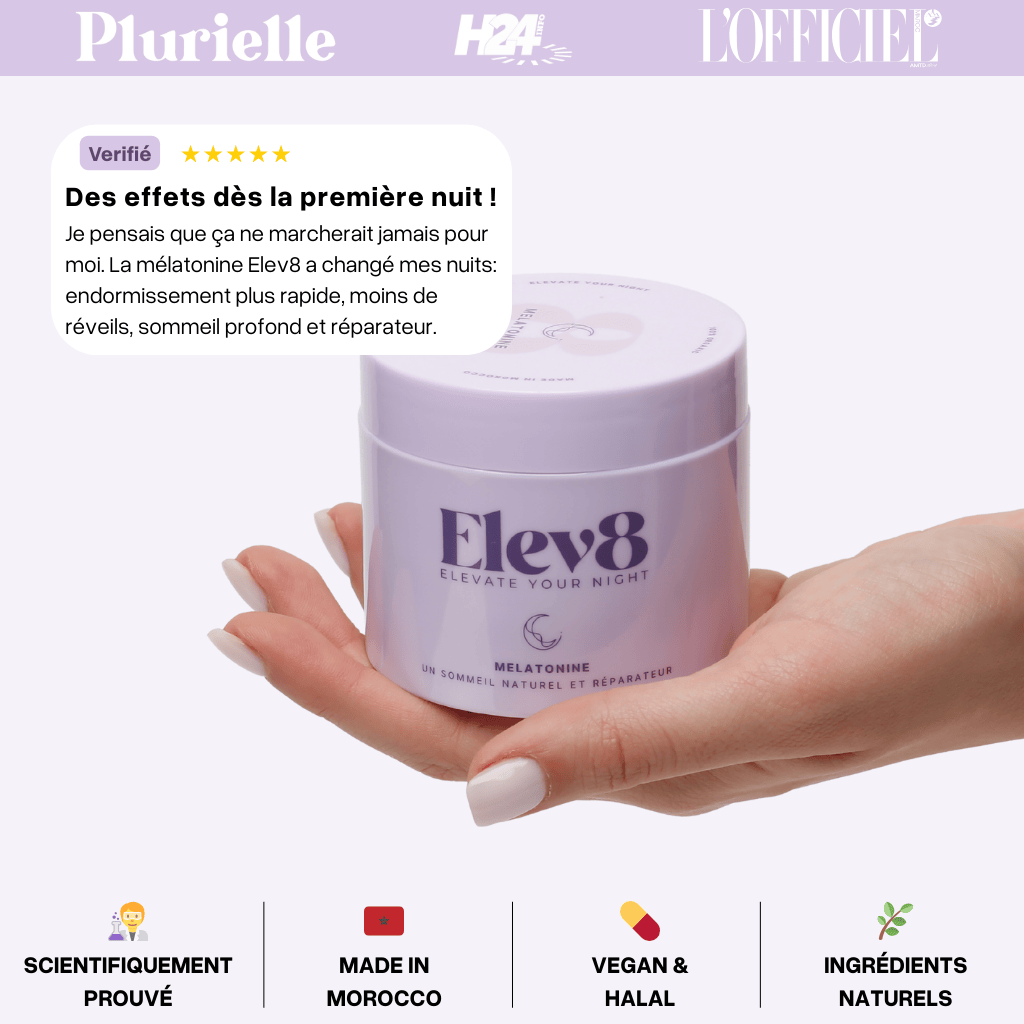 Mélatonine – Sommeil by Elev8 - Nanou's house