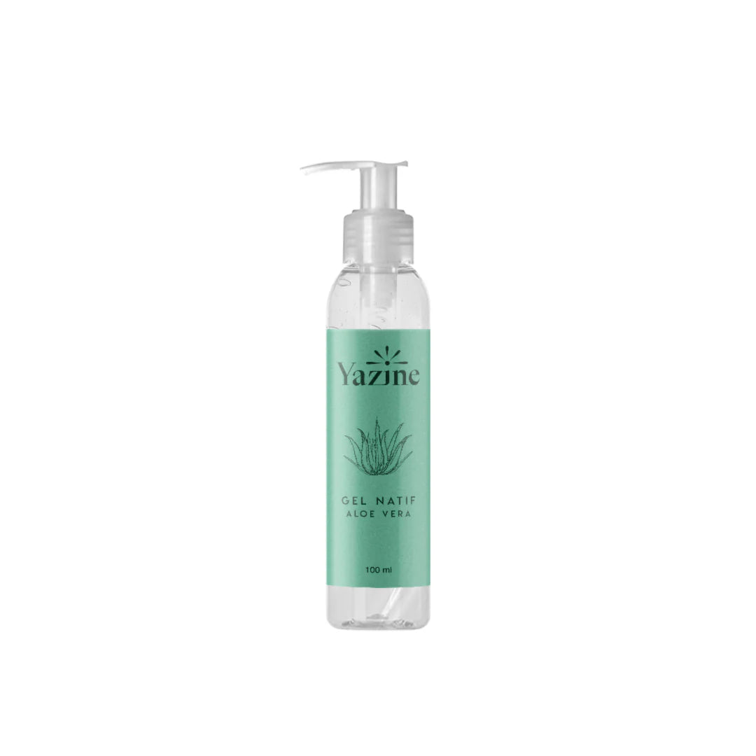 Gel Natif Aloe Vera Yazine – Hydratation et apaisement naturel disponible chez Nanou’s House Maroc