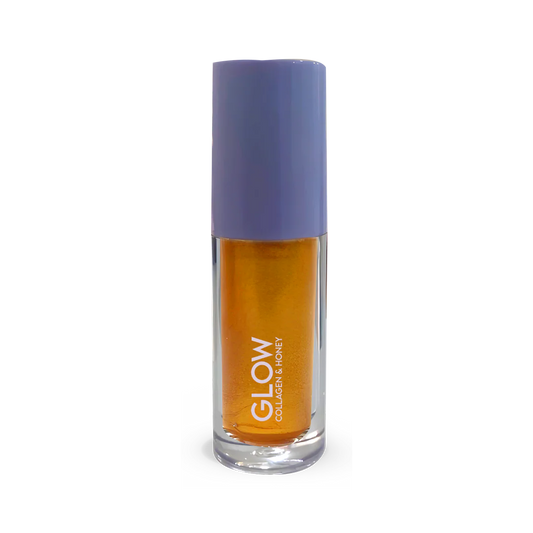 Glow Highlighter Bronze Yazine au miel et collagène – Éclat naturel – Nanou’s House Maroc
