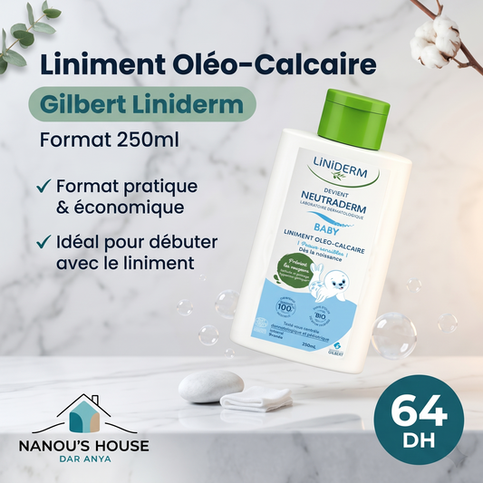 Liniderm Liniment Oléo-Calcaire Stabilisé (Soin Change) - 250ml Gilbert