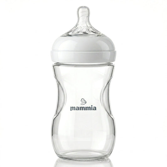 Mammia Biberon Natural Feeling Anti-Colique 330ml pour bébé dès 6 mois grande capacité
