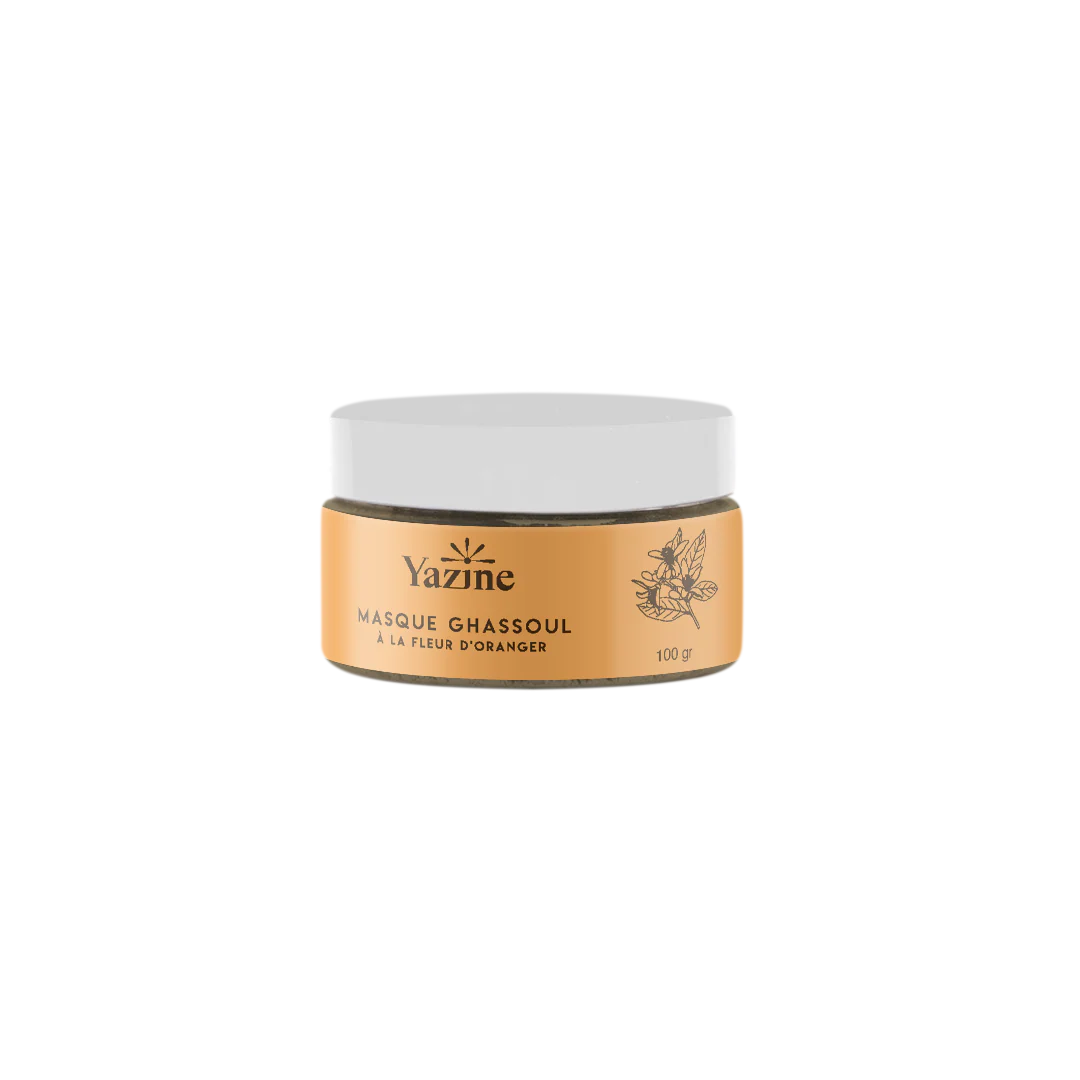 Masque ghassoul à la fleur d’oranger Yazine – Nanou’s House Maroc