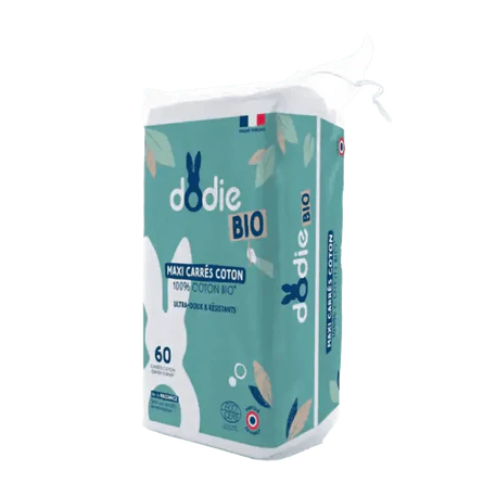 Maxi Carrés de Coton Bio x60 - Dodie