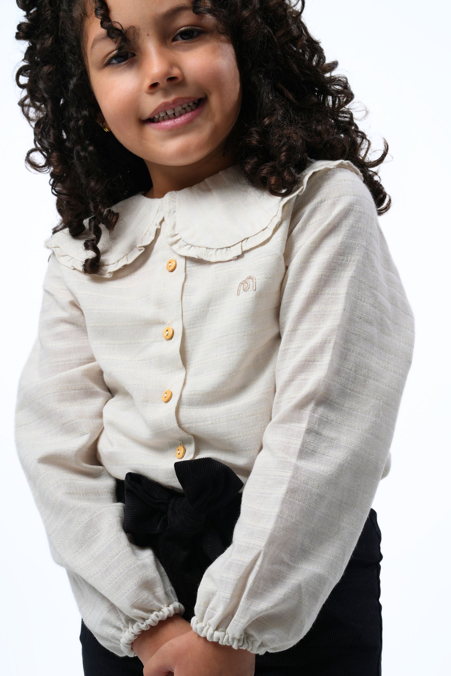 Moon & Loly Chemise Loly Nacre – Disponible chez Nanou’s House Maroc