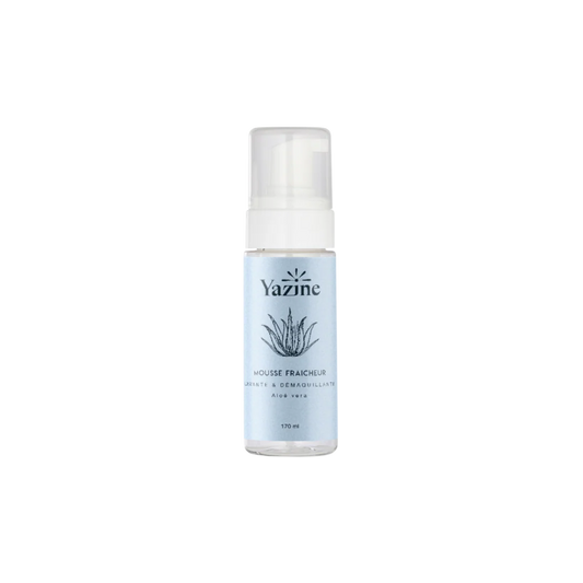 Mousse lavante fraîcheur Yazine au concombre et aloe vera – Nanou’s House Maroc