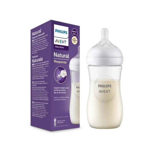 Philips Avent – Biberon Natural 330 ml (Tétine 3m+, Tétée Naturelle)
