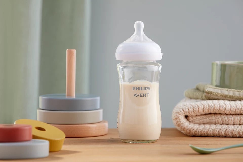 PHILIPS AVENT BIBERON NATURAL EN VERRE 3.0 TEAT 1M+ 260ML - Nanou's house - Philips Avent