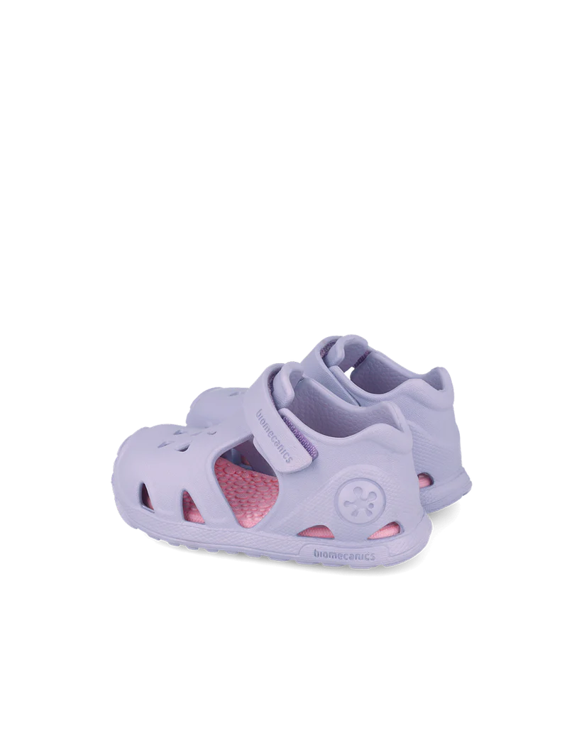 Sandales bébé fille imperméables lavande – Biomecanics – chaussures ergonomiques premiers pas – Nanou’s House Maroc