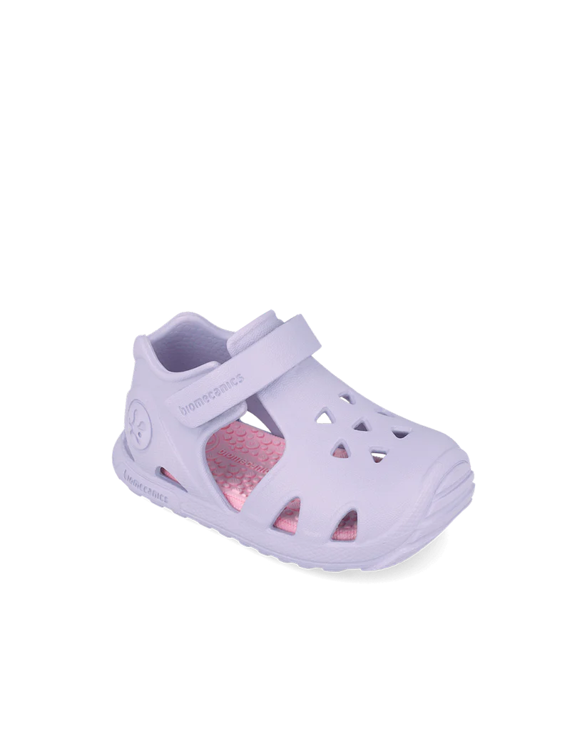 Sandales bébé fille imperméables lavande – Biomecanics – chaussures ergonomiques premiers pas – Nanou’s House Maroc