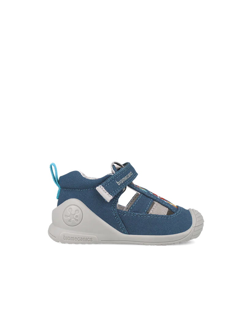 Biomecanics Sandales Biogateo en Toile – Blue Dinosaur - Nanou's house