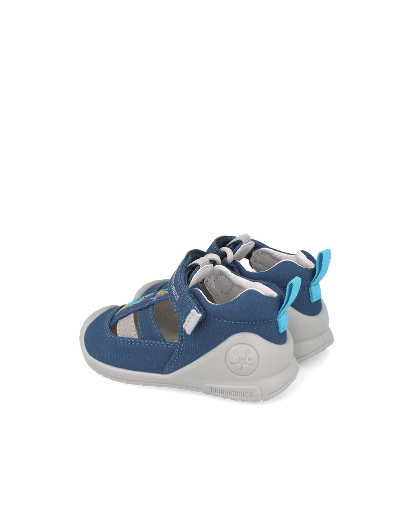 Biomecanics Sandales Biogateo en Toile – Blue Dinosaur - Nanou's house