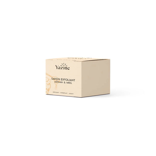 Savon exfoliant naturel à l’huile d’argan Yazine – Nanou’s House Maroc