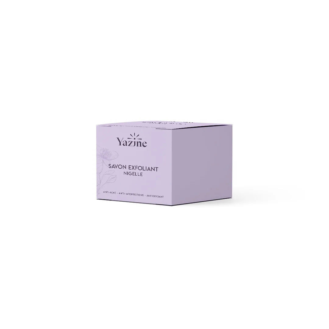 Savon exfoliant naturel à la nigelle Yazine – Nanou’s House Maroc