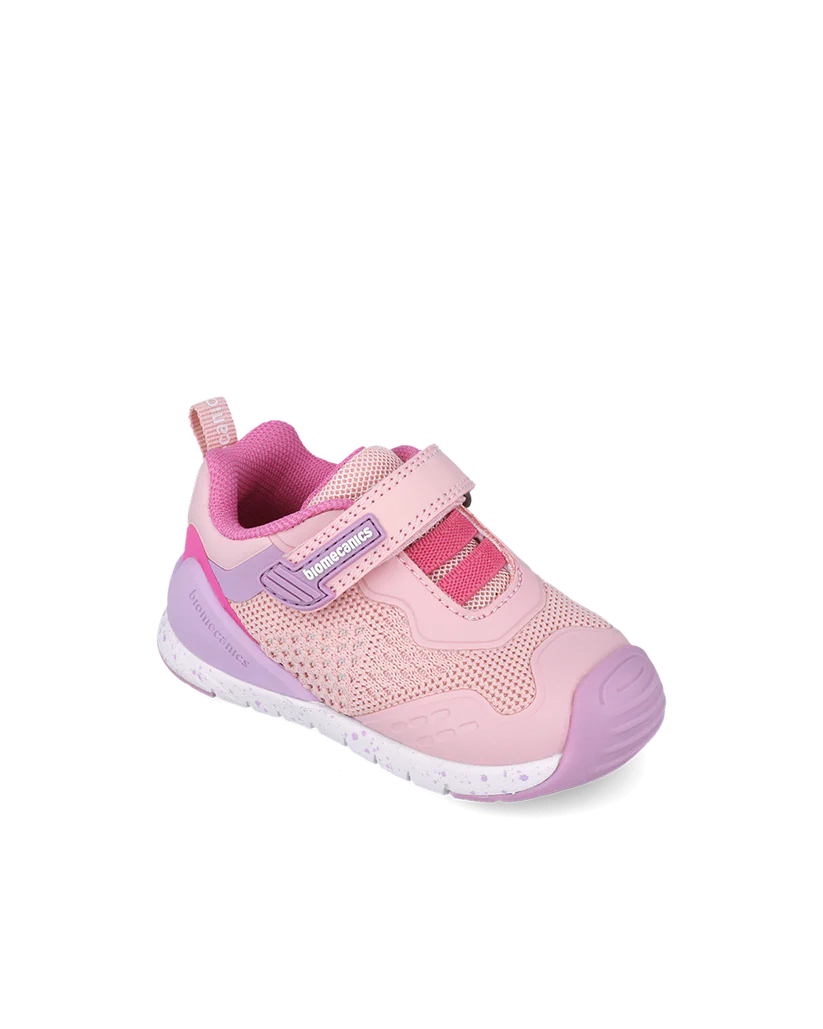 Sneakers bébé fille premiers pas rose maille – Biomecanics – chaussures ergonomiques – Nanou’s House Maroc