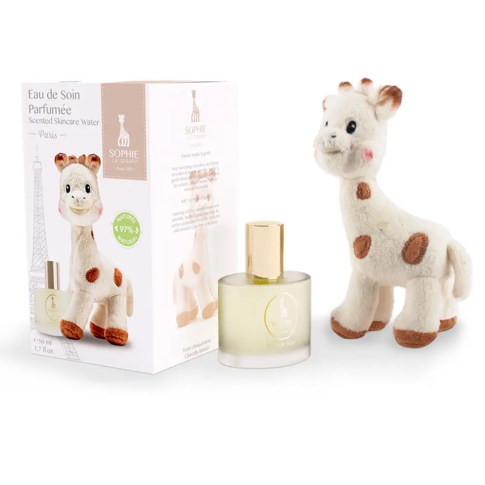 Sophie La Girafe Coffret Eau de Soin 50ml et Sophie Jouet Doux 17cm - Nanou's House Maroc