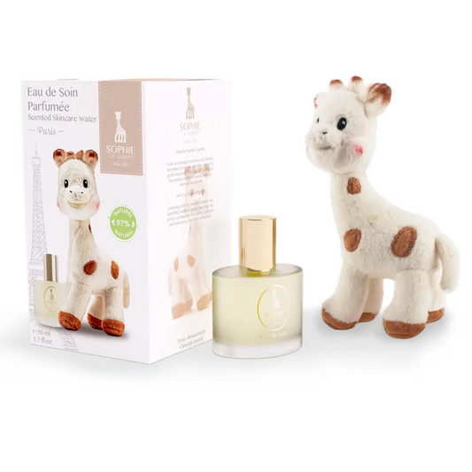 Sophie La Girafe Coffret Eau de Soin 50ml et Sophie Jouet Doux 17cm - Nanou's House Maroc