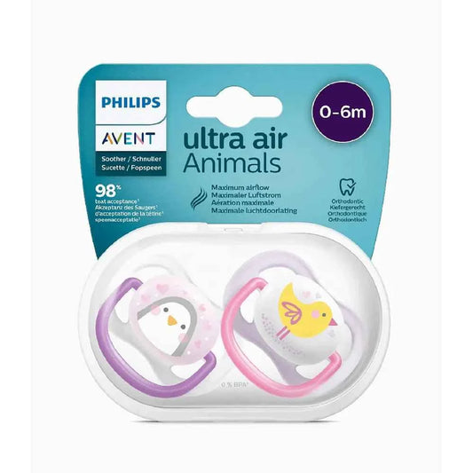 SUCETTE ORTHO 0-6M GIRL PENG/BIRDB