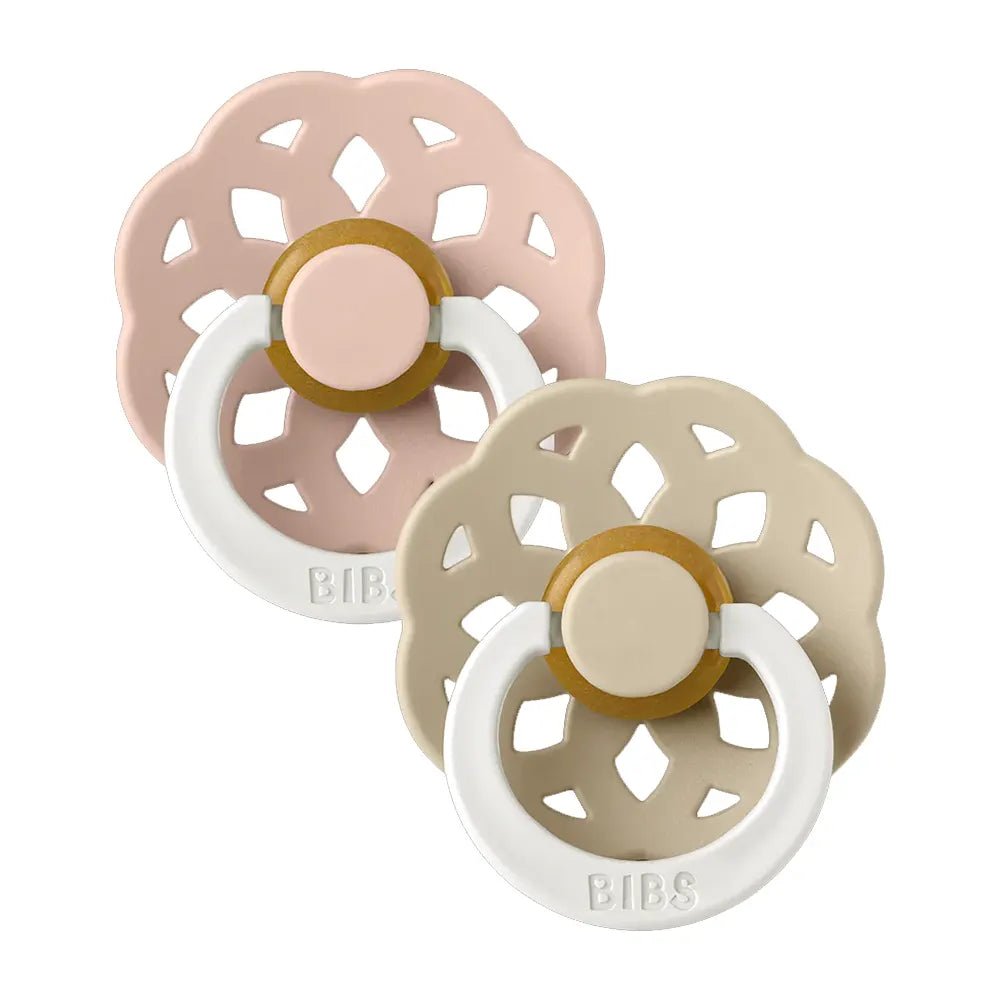 Sucettes BIBS Bohème Ronde Blush / Vanilla - GLOW - Nanou's house - BIBS