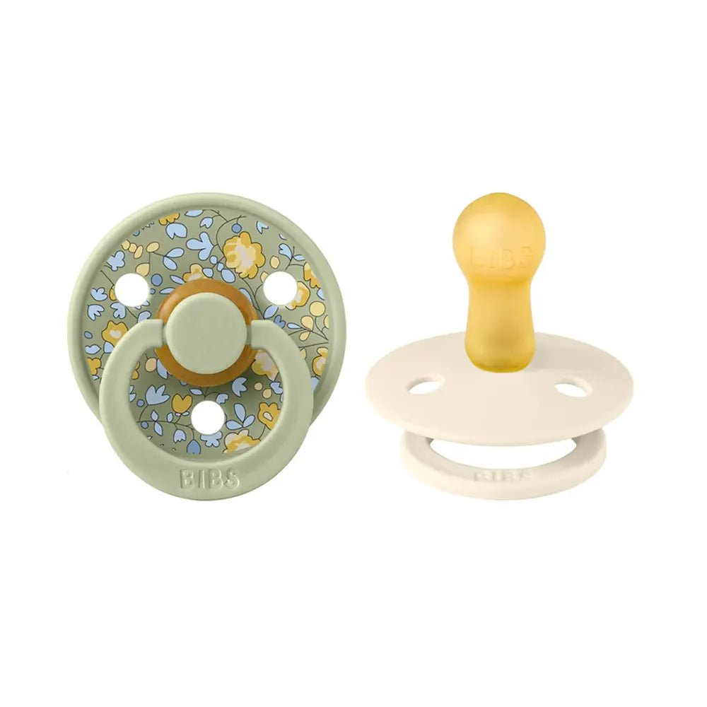 Sucettes BIBS Colour Round Eloise Sage Mix - Nanou's house - BIBS