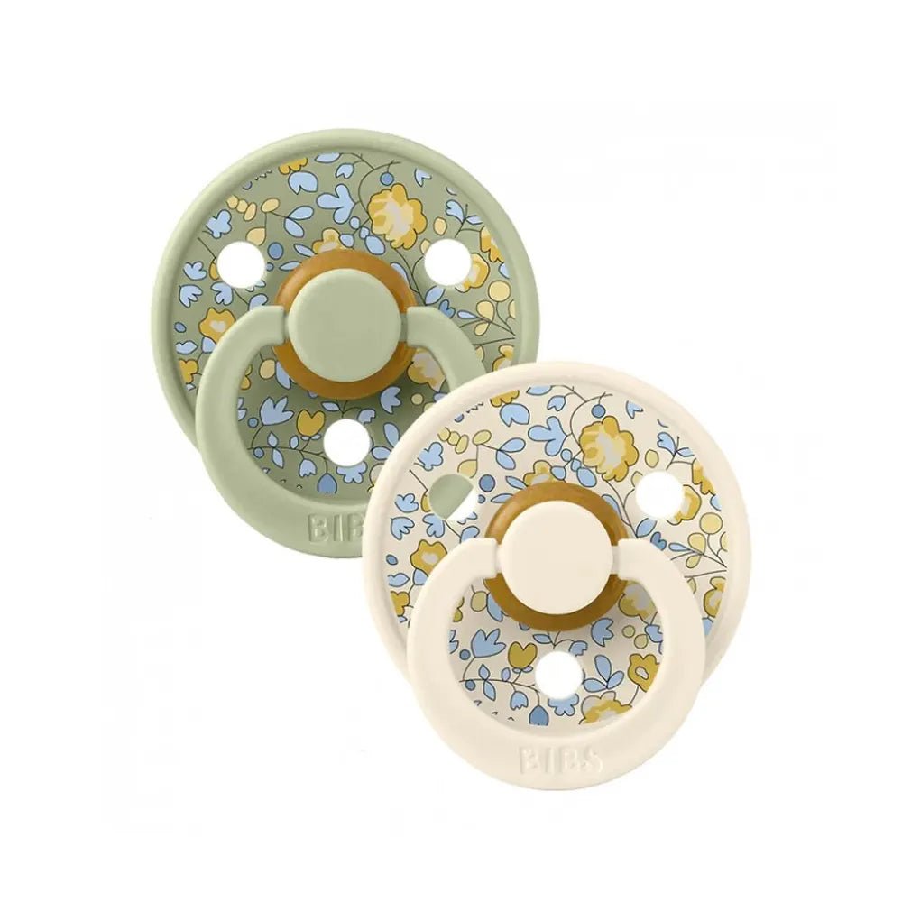 Sucettes BIBS Colour Round Eloise Sage Mix - Nanou's house - BIBS