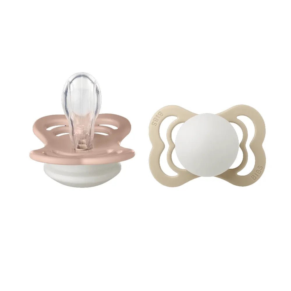 Sucettes BIBS Suprème Silicone Blush / Vanilla - GLOW - Nanou's house - BIBS