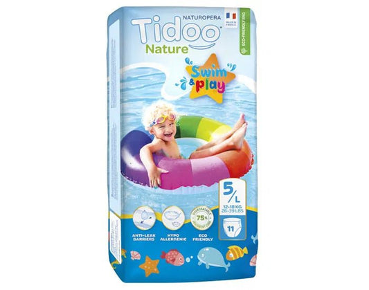 Tidoo Couche piscine T5 écologique 12 - 18 kg - Nanou's house - Tidoo