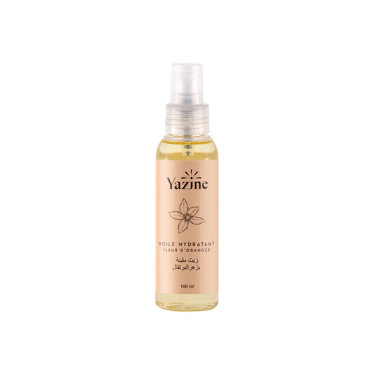 Voile Hydratant Fleur d’Oranger Yazine – soin hydratant naturel corps Maroc– Nanou’s House Maroc