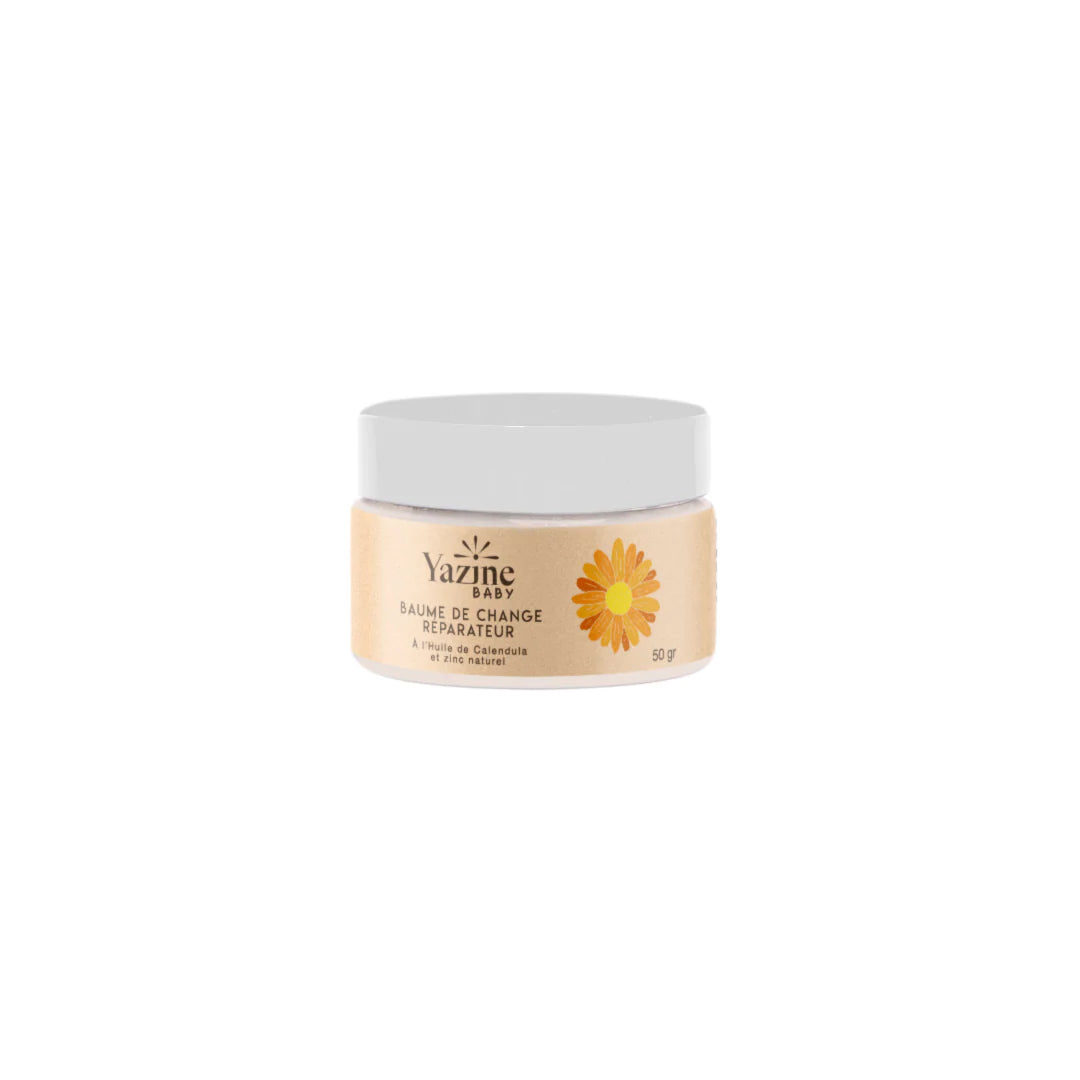 Yazine Baume de Change Réparateur Bébé au Zinc Naturel – Rougeurs et Érythèmes - Nanou's house