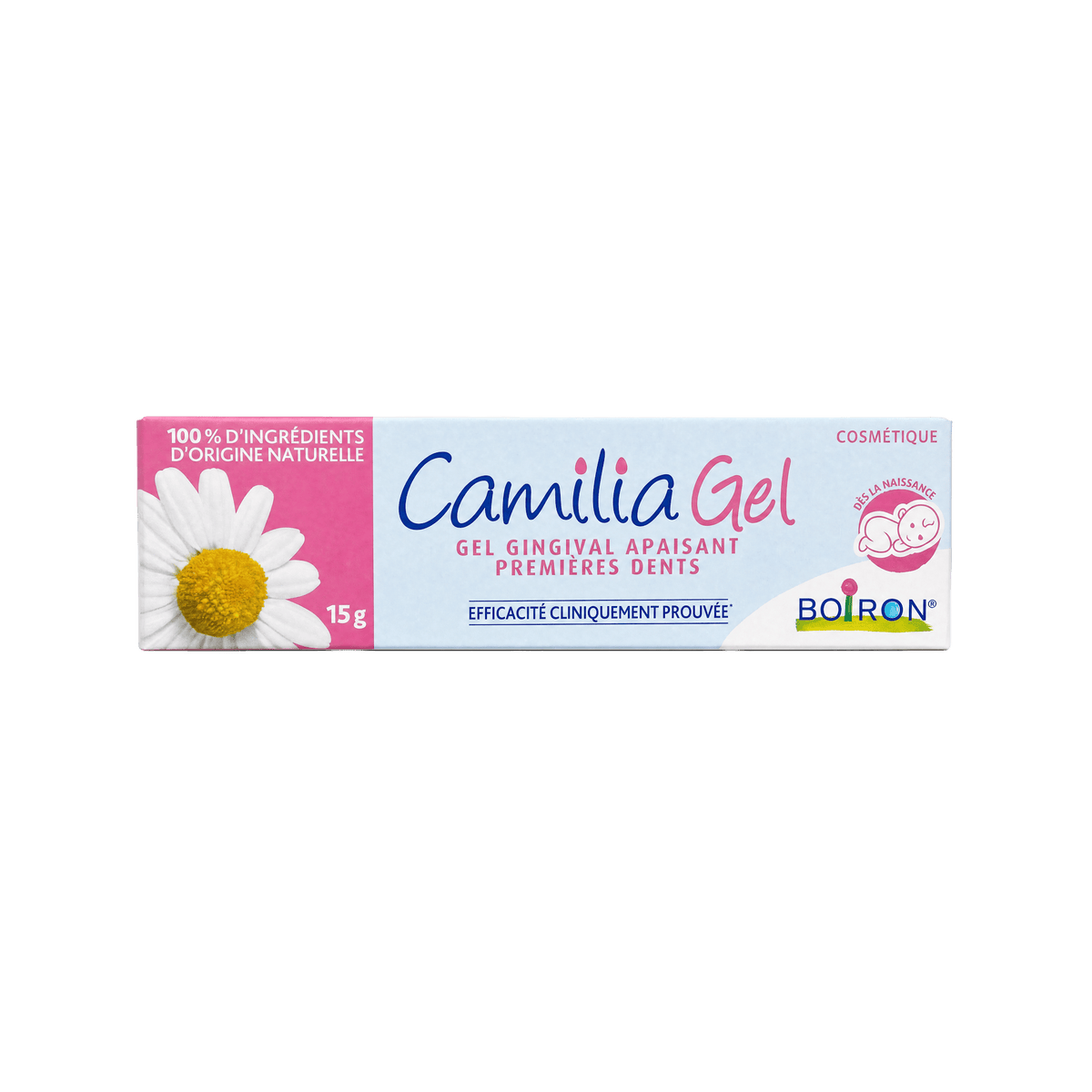 Étui Camilia Gel Boiron gel gingival premières dents