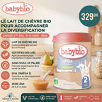 Babybio Caprea 1er âge, lait infantile au lait de chèvre bio 0-6 mois 800g – prix et paiement à la livraison | Nanou's House