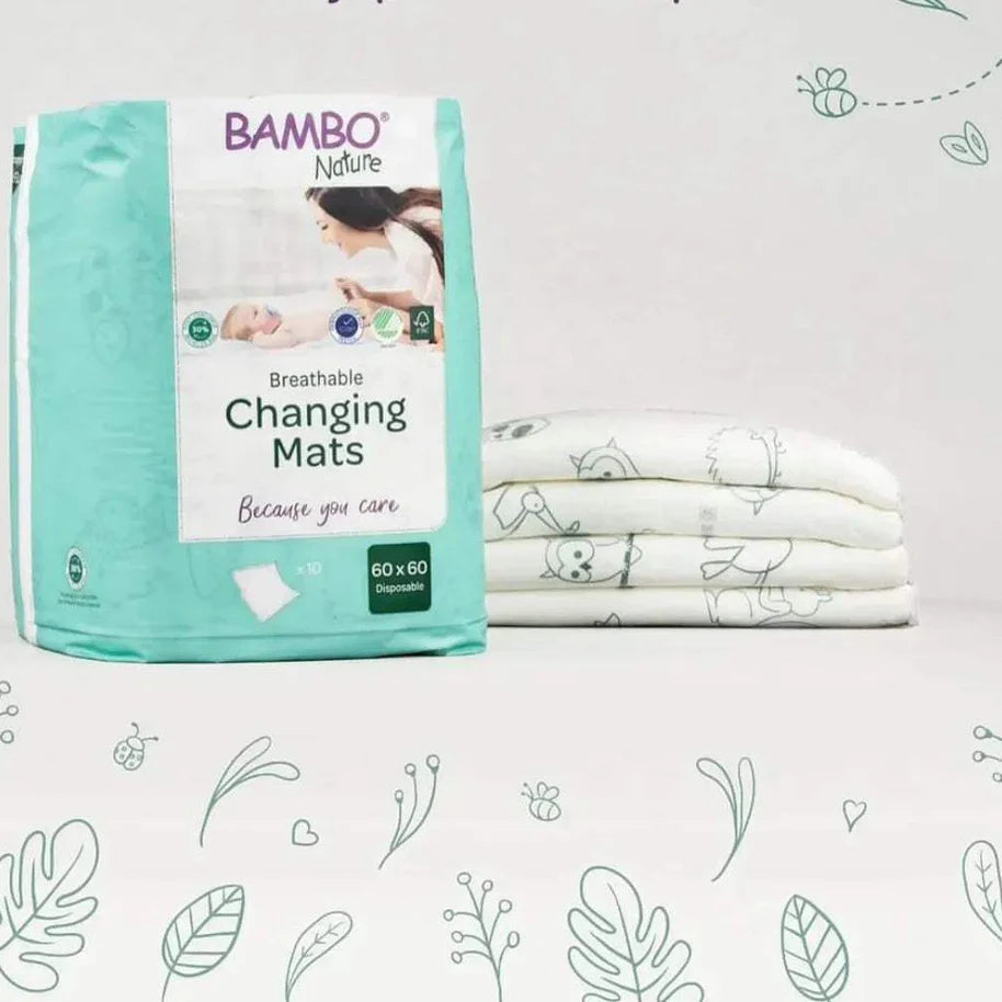 Paquet Tapis de change Bambo Nature 60x60 Nanou’s House