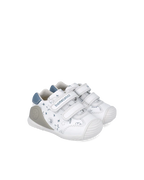 Basket bébé premiers pas blanc étoiles – Biomecanics – chaussures ergonomiques garçon – Nanou’s House Maroc