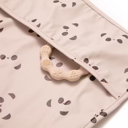 Bavoir tablier imperméable à manches longues motif chouette pour bébé - Nanou's House