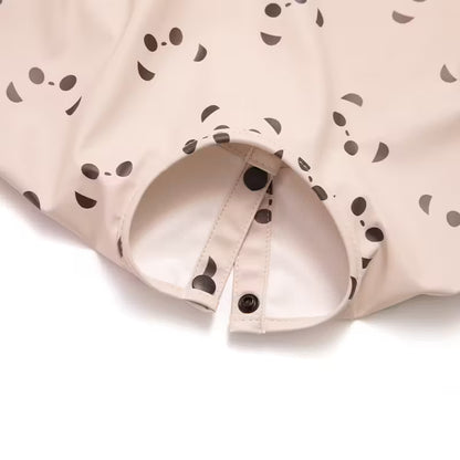 Bavoir tablier imperméable à manches longues motif chouette pour bébé - Nanou's House