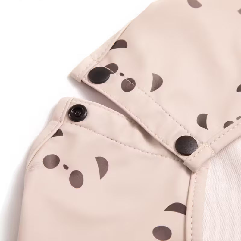 Bavoir tablier imperméable à manches longues motif chouette pour bébé - Nanou's House