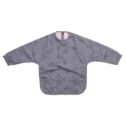 Bavoir tablier imperméable à manches longues motif chouette pour bébé - Nanou's House