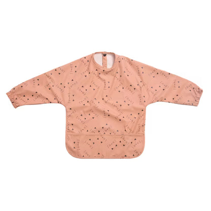 Bavoir tablier imperméable à manches longues motif chouette pour bébé - Nanou's House