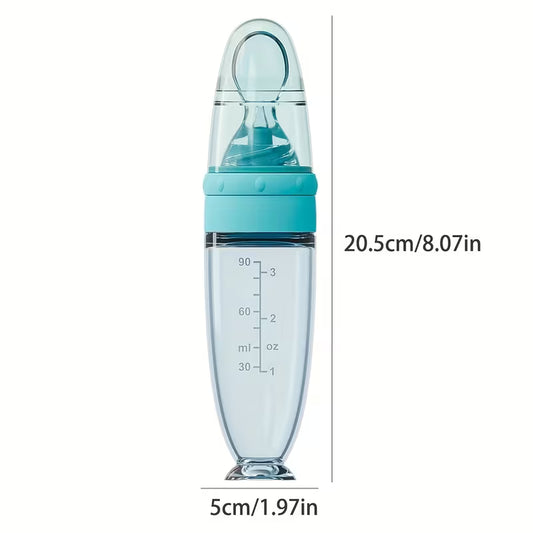 Biberon Cuillère en Silicone (Distributeur de Purée & Céréales)