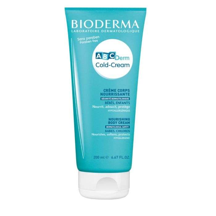 Crème corps nourrissante Bioderma ABCDerm Cold Cream (200ml) pour peau sèche bébé | Nanou's House