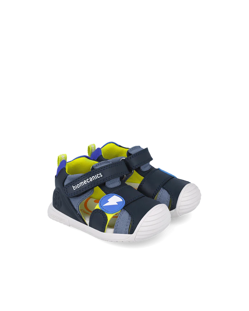 sandales biogateo lightening navy biomecanics bébé maroc nanous house