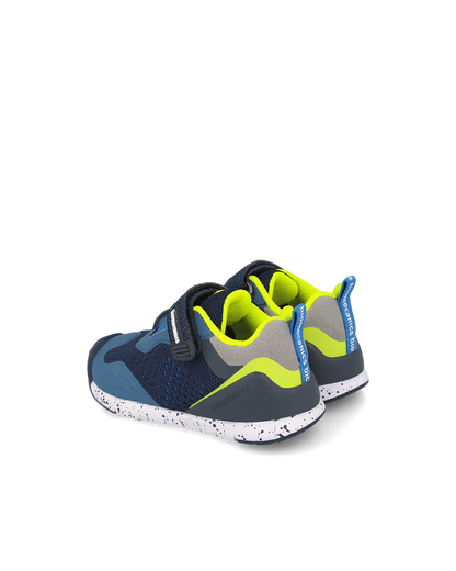 Chaussures bébé premiers pas Biogateo Running maille bleue – Biomecanics – baskets ergonomiques garçon – Nanou’s House Maroc