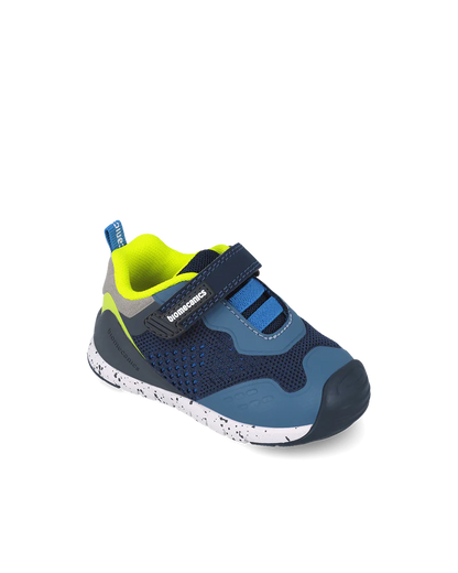 Chaussures bébé premiers pas Biogateo Running maille bleue – Biomecanics – baskets ergonomiques garçon – Nanou’s House Maroc