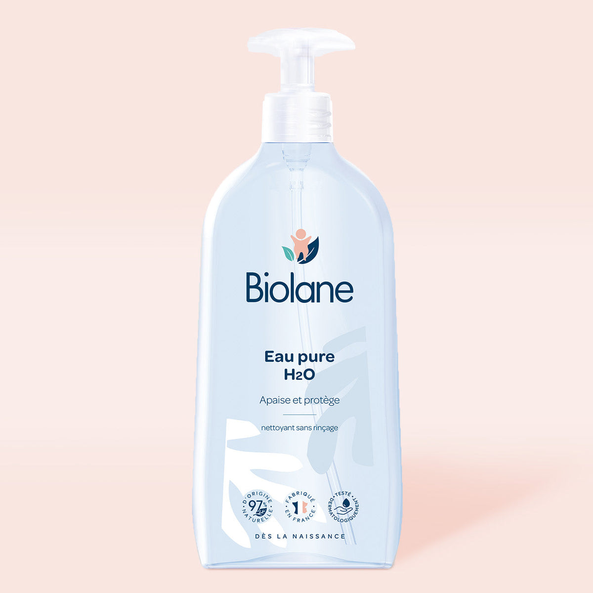 Biolane eau pure H2O bébé, flacon pompe 750 ml
