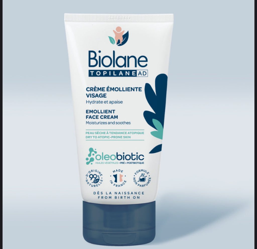 Biolane Topilane AD crème émolliente visage 50 ml