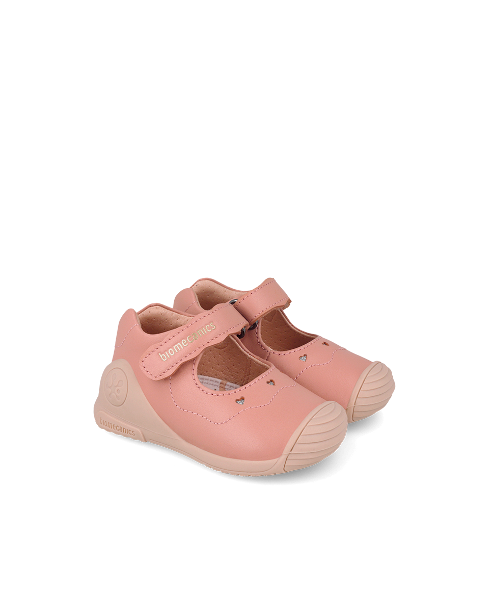 Biomecanics Babies Biogateo - Rose — chaussure bébé premiers pas (photo 1)